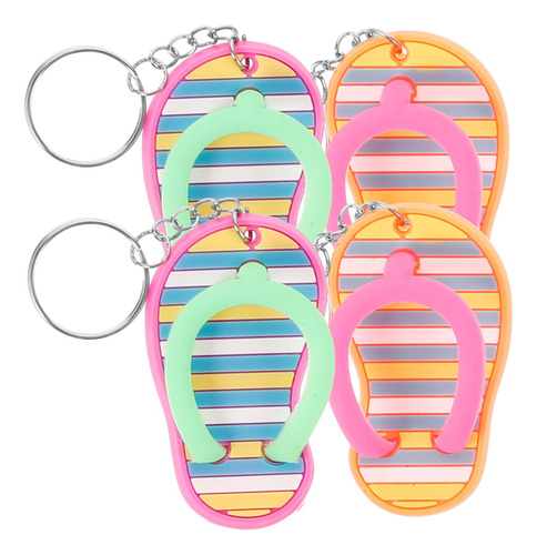Juego De 2 Pares De Llaveros Con Forma De Mini Zapatillas