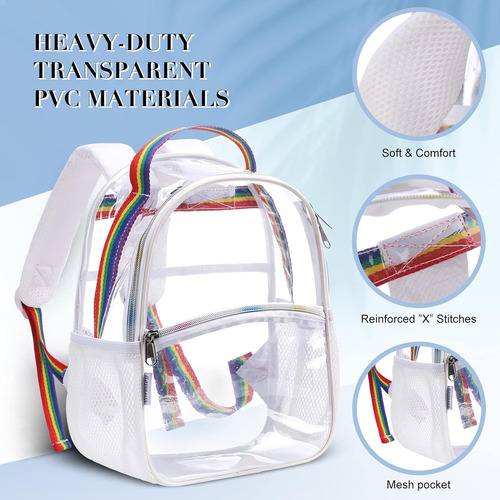 Mochila Transparente Aprobada Por Estadios, Mini Bolso ...