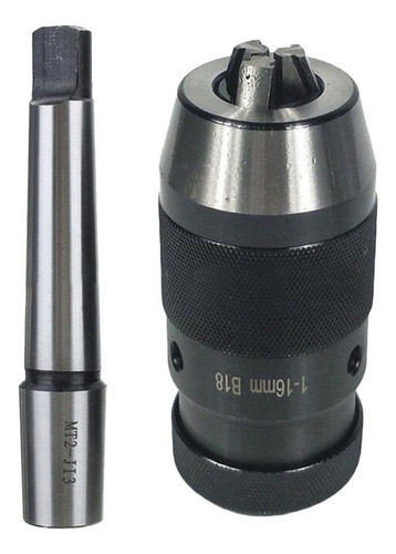 Portabrocas Sin Llave Mt2-b18 De 1-16 Mm Con Adaptadores De