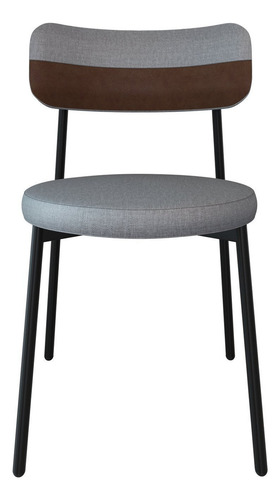 Cadeira Kyta Fixa Com 4 Pés 50 X 44,7 X 83,8 Cm Com 2 Bg