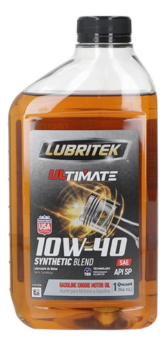 Aceite Motor 10w40 1lt Ultimate - Lubritek