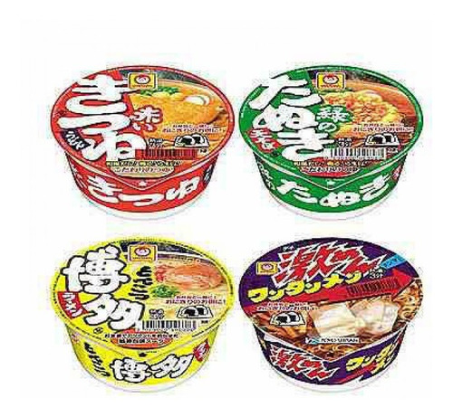 Imagen 2 de 2 de Ramen Maruchan Con 4 Sabores Diferentes Importado Japón