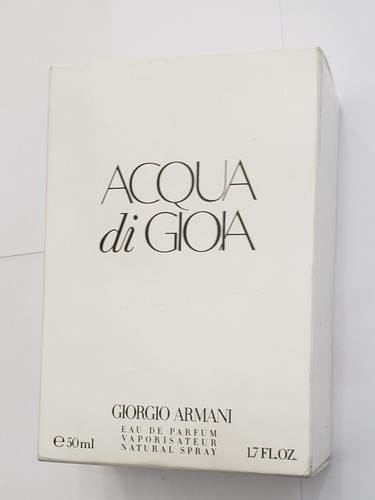 Acqua Di Gioa Giorgio Armani 50 Ml Mujer Sin Celofán Sin Uso