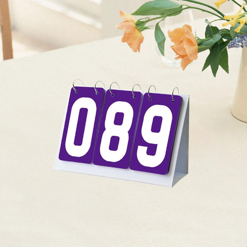 Marcador Deportivo Flip Number Score Board Para FĂștbol