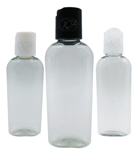 400 Envases Botella Gel Antibacterial 60 Ml Con Tapa!