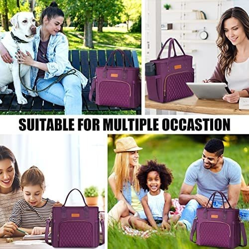 Bolsa Lanchera Yitote Púrpura