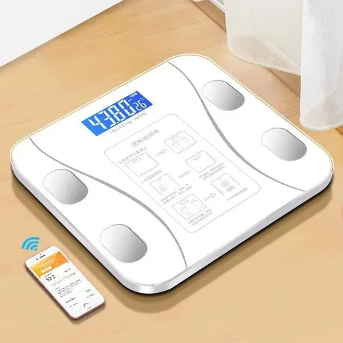 Bascula Inteligente Conexion Bluetooth Vidrio Digital App
