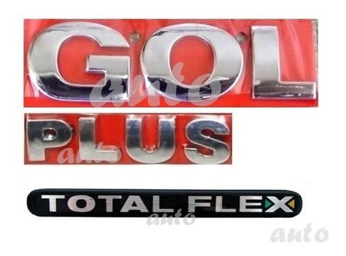 Emblemas Gol Plus Total Flex - Gol G3 Geração 3