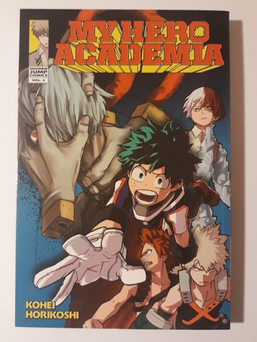 Boku No My Hero Academia - Kohei Horikoshi Volumen 3 Inglés