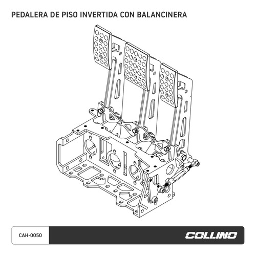 Imagen 3 de 7 de Pedalera Piso Balancinera Bombas Invertidas Collino Cuotas