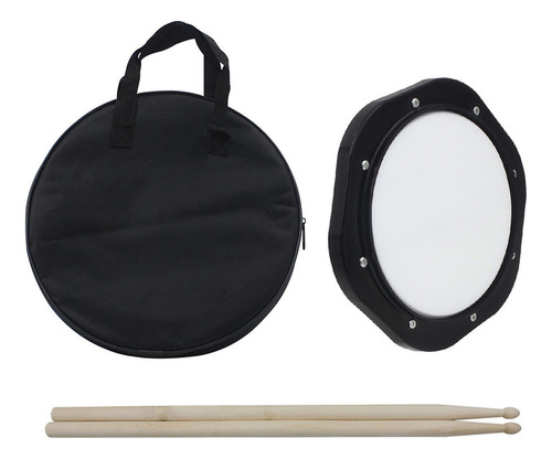 Baquetas Drum Practice Pad De 10 Pulgadas Para Entrenamiento