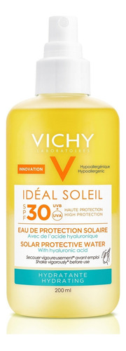 Protector solar  Vichy  Idéal Soleil Agua Protectora Hidratante 30FPS  en spray 200mL