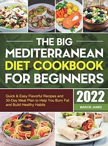 Book : The Big Mediterranean Diet Cookbook For Beginners _q