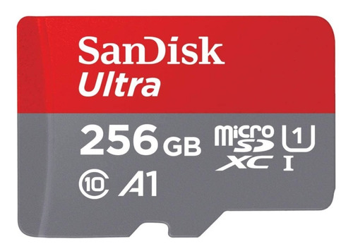 Memoria Sandisk Ultra 256gb Micro Sdhc 120mb/s Adaptador Sd