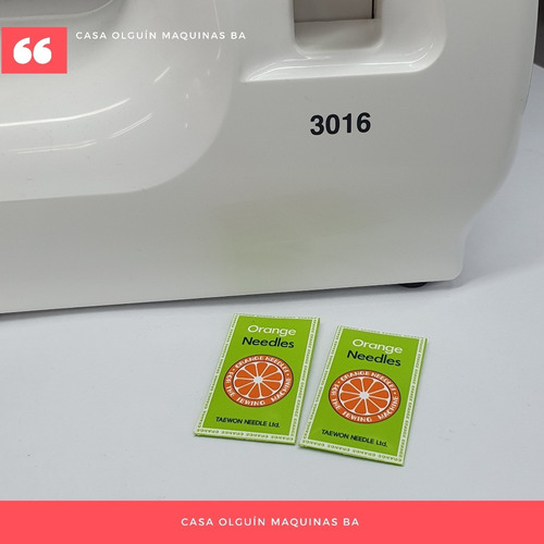 Janome 3016 + 20 Agujas Pb D Regalo 68 Fun Luz Led Overlock