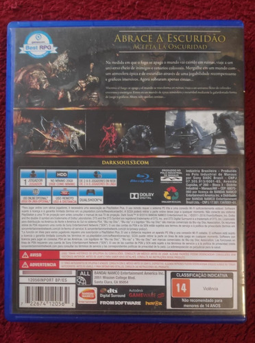 Dark Souls 3 Ps4 (Usado)