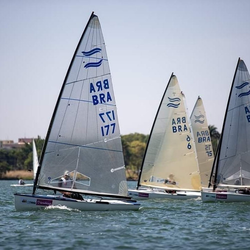 Veleiro Monotipo Classe Finn Olimpica,não É Laser Nem Dingue