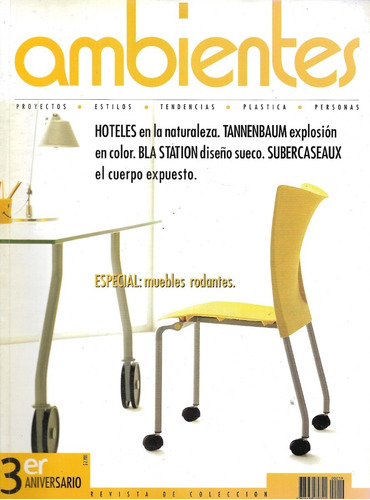 Revista Ambientes 2001 Especial Muebles Rodantes N° 19