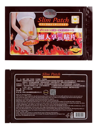 Control Peso 10 Pcs Natural Slim Patch Ombligo