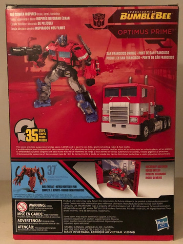 Optimus Prime Studio Series 38 Transformes Bumblebee Takara