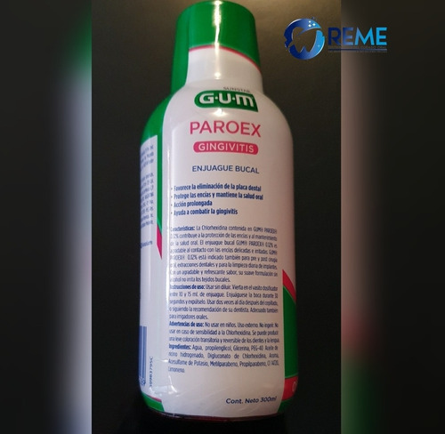 Enjuague Bucal De Tratamiento Gum® Paroex® 0,12% Gingivitis