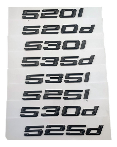 Letras Para Para Bmw 520i Logo E60 F10 Xdrive Trunk Logo