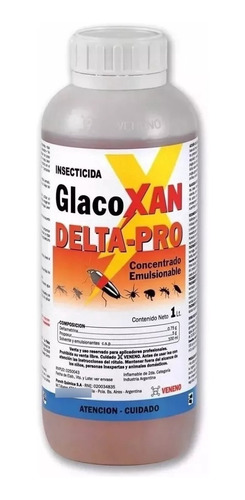 Cucarachas, Glacoxan Delta-pro X1lt, Deltametrina Fumigacion