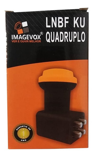 Imagem 5 de 7 de Lnb Quadruplo Full Hd Banda Ku Universal Lnbf 4 Saídas