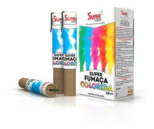 Bastão Fumaça Colorida 20mm Consulte Cores