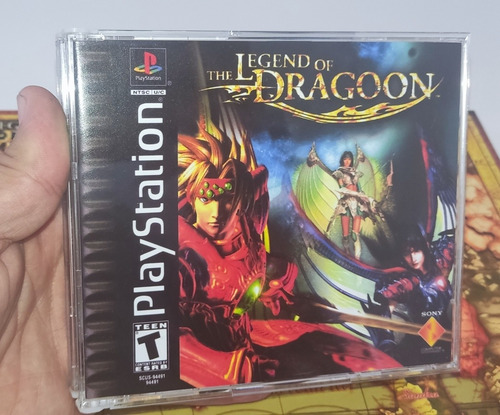The Legend Of Dragoon Playstation Pacth Midia Preta C/manual
