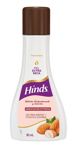 7 Pack Crema Corporal Piel Extra Seca Hinds Extracto De Alm