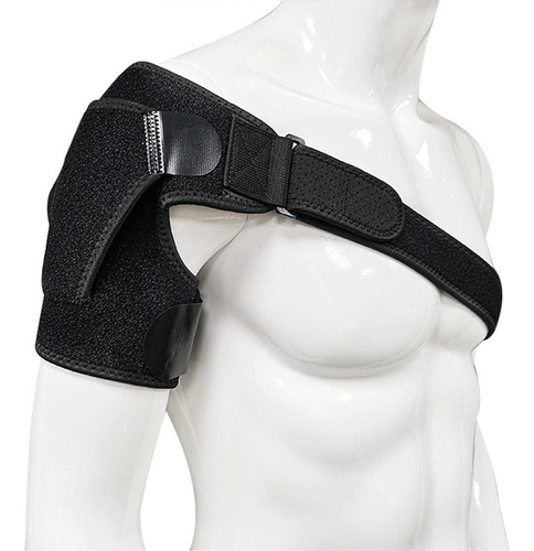 2 Pcs Ajustable Hombrera Con Manga De Compresion Ajustable