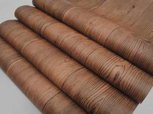 Imagen 3 de 10 de Papel Tapiz 3d Madera Oscuro .53x10m Rinde5.3m²