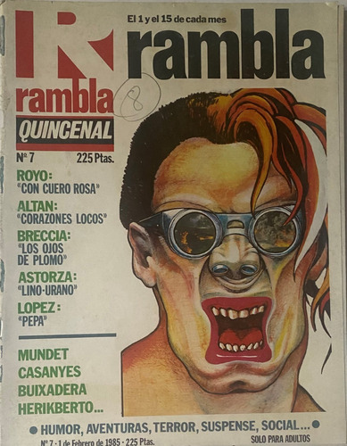 Rambla, Quincenal Nº 7, Comic Español 1985,  Ex06