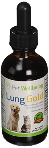Pet Wellbeing Lung Gold Para Perros Soporte De Respiración N