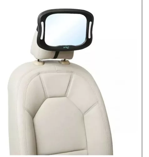 Espejo de coche para bebé con control remoto, luz LED suave, a prueba de  roturas, espejo acrílico para bebé, espejo retrovisor para bebé, observa