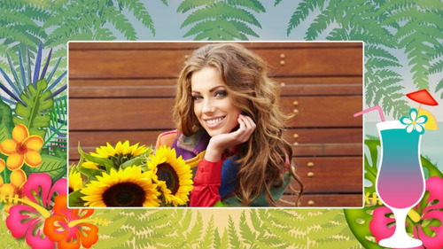 Projeto Proshow Tropical Convite
