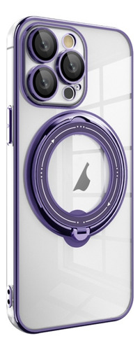 Funda Simple Con Soporte Y Protector De Lente Para iPhone 16