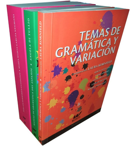 3 Libros Gramatica Español + Escribir + Variacion Waldhuter