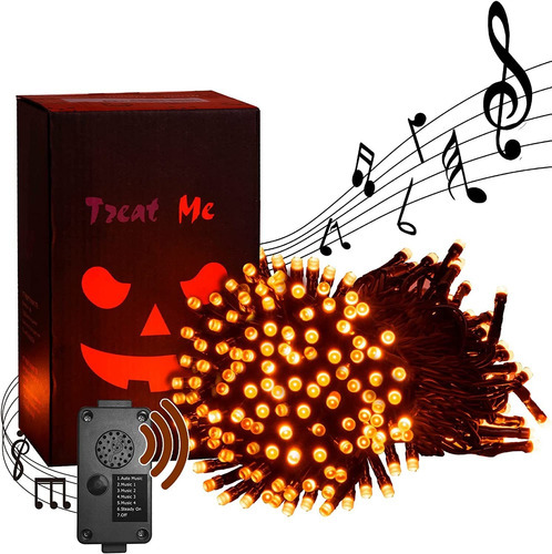 Eambrite Lights, Halloween, Música, Detector De Movimiento,