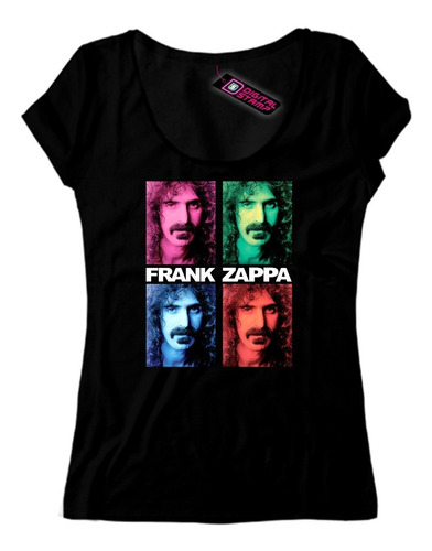 Remera Mujer Frank Zappa 3 Mothers Digital Stamp Dtg Premium