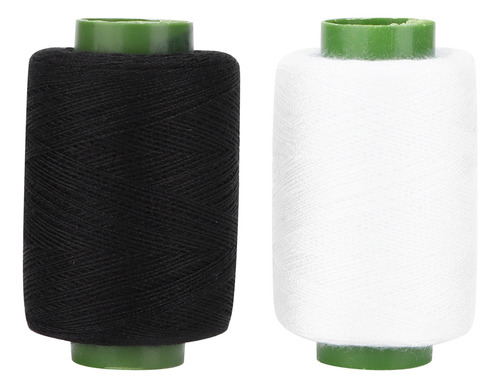 Gy Fios Domésticos De Poliéster Branco E Preto Para Costura