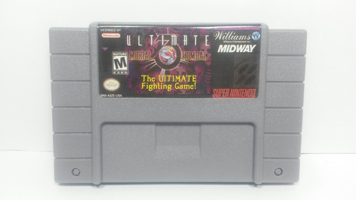 Snes Super Nintendo Mortal Kombat 3 Ultimate Usa