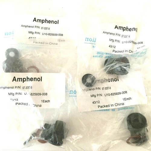 97-3057-8 Amphenol Lot Of 4 Cable Clamp Nip Free Shippin Aac