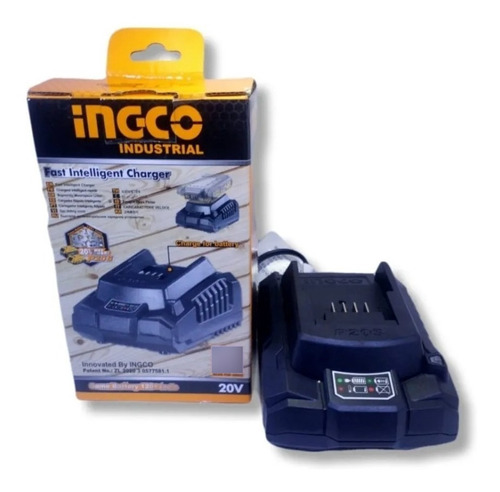 Cargador Baterías Ingco De 2.0ah Y 4.0ah 20v Power Ion Litio