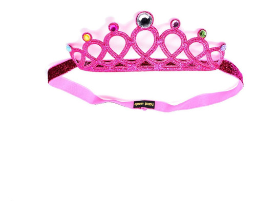 Imagen 2 de 2 de Diadema Para Niña En Forma De Corona Brillante Elástica