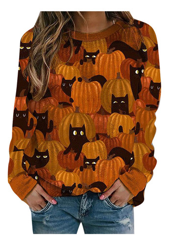 Blusa R For Mujer, Sudadera Casual De Manga Larga Con Estam