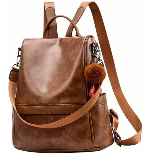 Imagen 9 de 9 de Mochila Para Mujer Casual Impermeable 3 En 1 Bolsa Para Dama