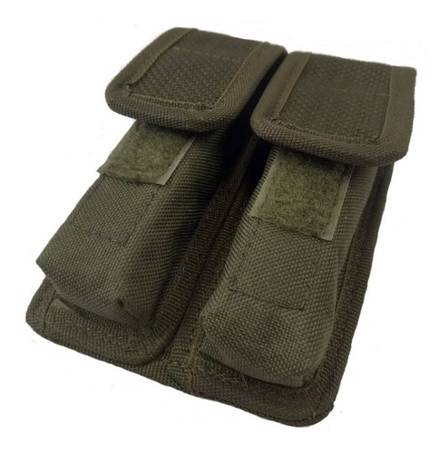 Porta Cargador Doble Para 9 Mm Con Sistema Molle