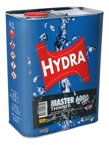 Diluyente Automotor Hydra Master 6000 4lt